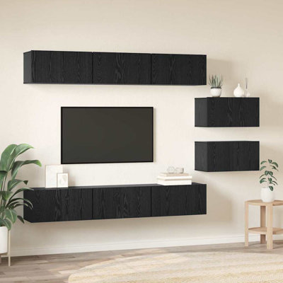 TV Cabinet Set 8 Pcs 60 X 30 X 30 Cm Engineered Wood