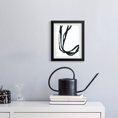 Onyx Ribbon II - Impression encadrée