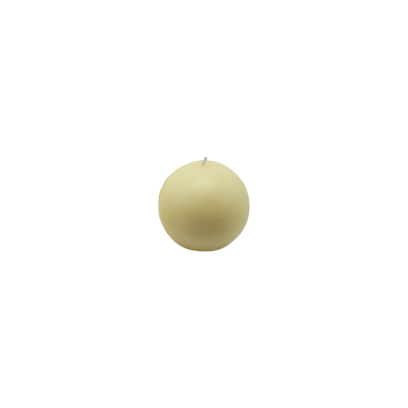 Bougie ronde, Ivoire pâle, Diamètre de 3 po, Ensemble de 36