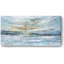 «Abstract Coastal Wall Art», impression encadrée sur toile bleu océan pour le salon, la chambre à coucher et la maison