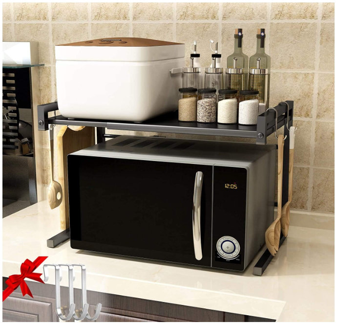 Arnera 25" Metal Standard Baker's Rack with Microwave Compatibility