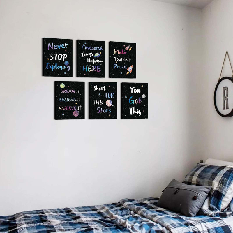 6 Piece Wrapped Canvas Print