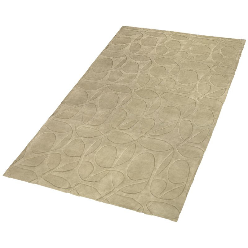 Molecular Wool Area Rug, Rectangle 6' x 9'