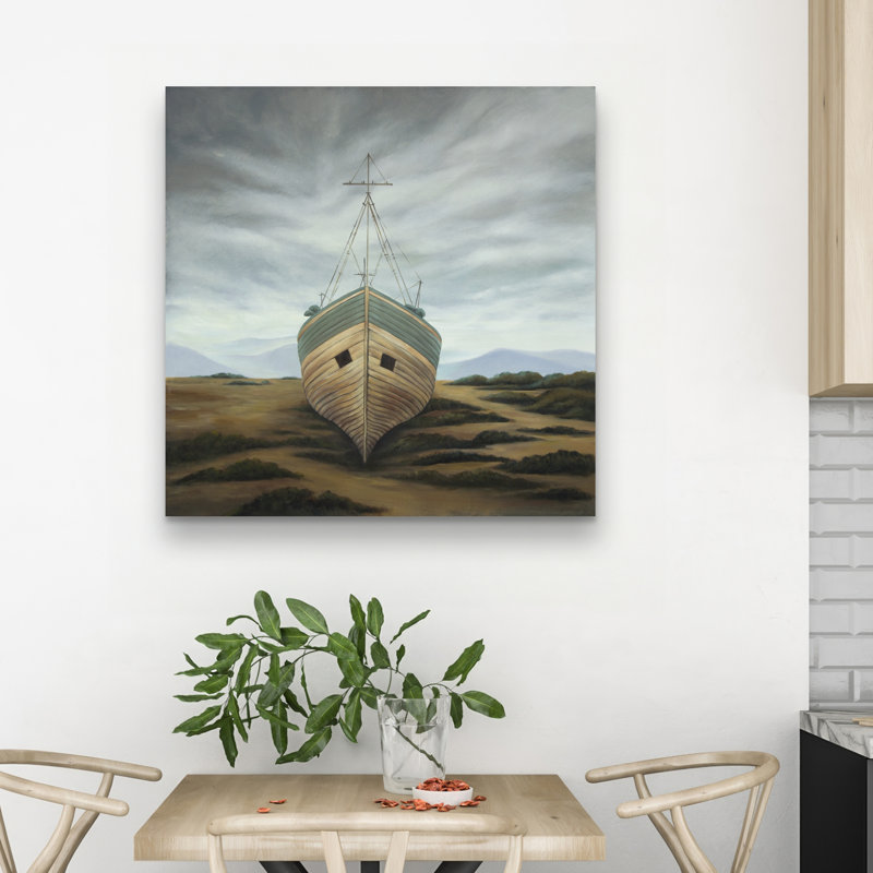 Boat - 32"x32" art on canvas