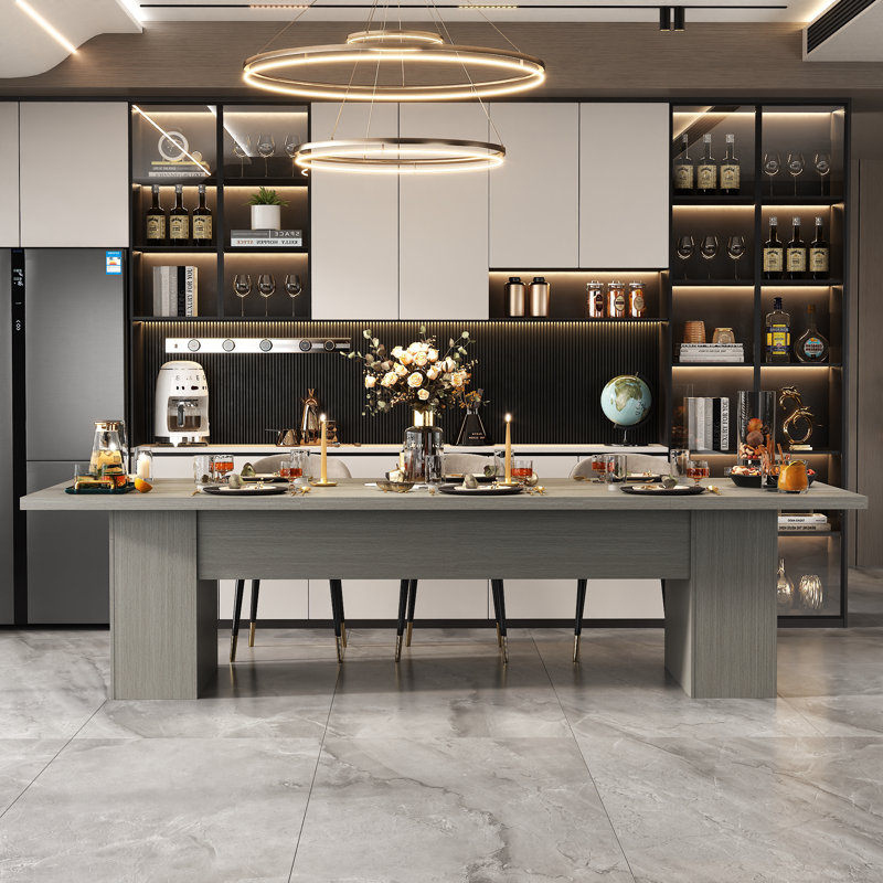Dining Table For 12 Person, Gray