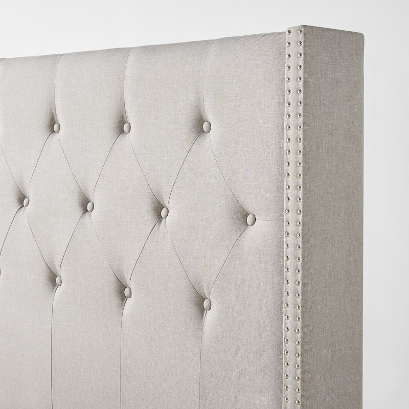 Andrianne Upholstered Wingback Bed, King