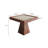 34.65"Brown Square Multifunctional Poker & Dining Table