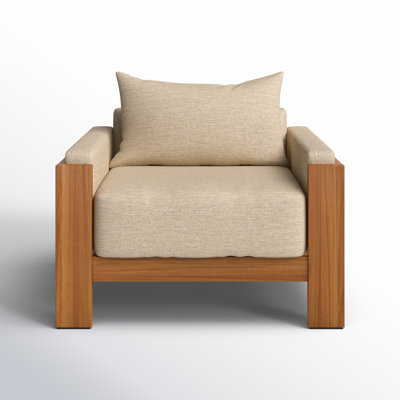 Nathanson Teak Outdoor Lounge Chair