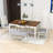 Antanea 6 - Person Four Leg Dining Set-233322973-233322974-233322975