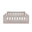 Lit plateforme double en bois avec garde-corps-1714776049