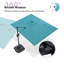 108'' x 132'' Rectangular Cantilever Blue Umbrella-97317157