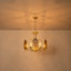 Luminaire suspendu en métal 6 lumières