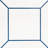 Frame 6" x 6" Blue Glossy Ceramic Wall Tile