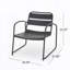 Chaise de patio en métal (ensemble de 2)-1900287754