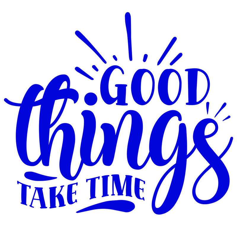 Text & Numbers Non-Wall Damaging Wall Decal, Blue, 23" H x 27" W