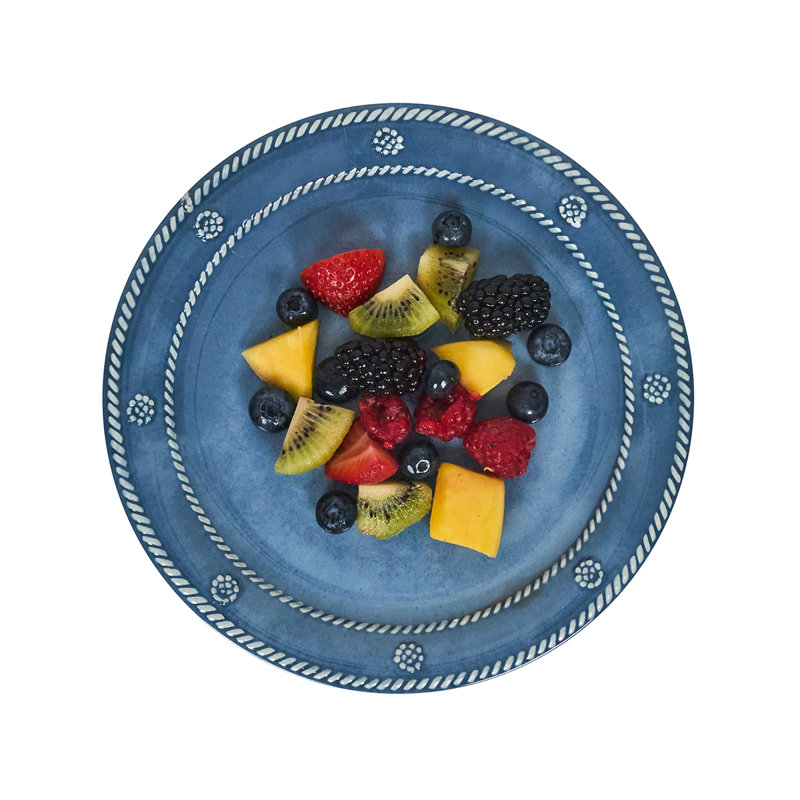 Berry & Thread Melamine Dessert/Salad Plate, Ocean