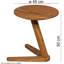 Boha Solid Wood Abstract End Table-19763923