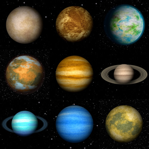 Ebern Designs Solar System Planets On Canvas by Pandawild Print ...