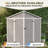 8ft x 10ft Versatile Outdoor Resin Tool Shed