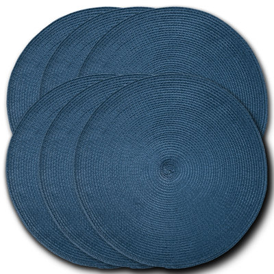 Rosalba Solid Colour Round Placemat