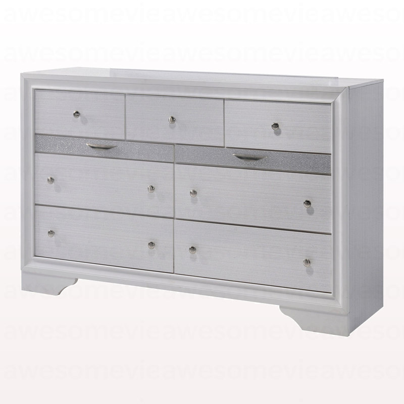 Commode contemporaine 1Pc, Blanc