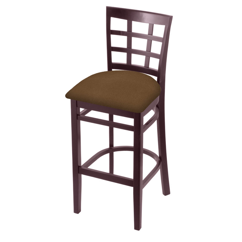 Tabouret 30 ", Cerisier foncé, Rein Thatch, Tabouret de comptoir (siège d'une hauteur de 25 p