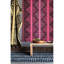 Tapis réversible tissé à la main à rayures noires et zigzag Haysville-40796424