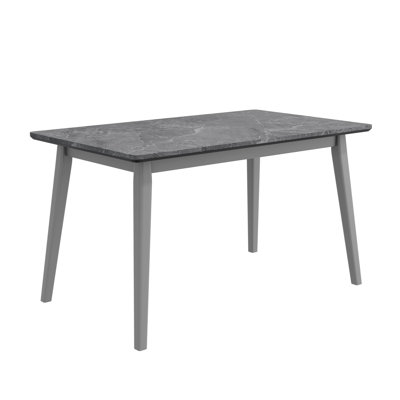 Portrush Dining Table with Smart Top in Solid Wood Legs