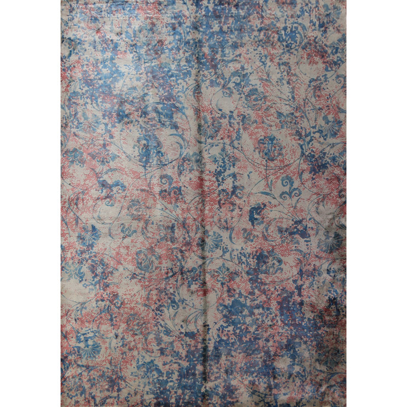 Tapis indien à motif floral All-Over