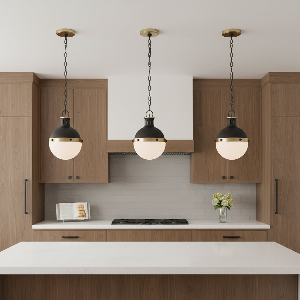 Geoffrey Dimmable Single Light Pendant, No, 11.63" H x 8.13" W x 8.13" D, Midnight Black