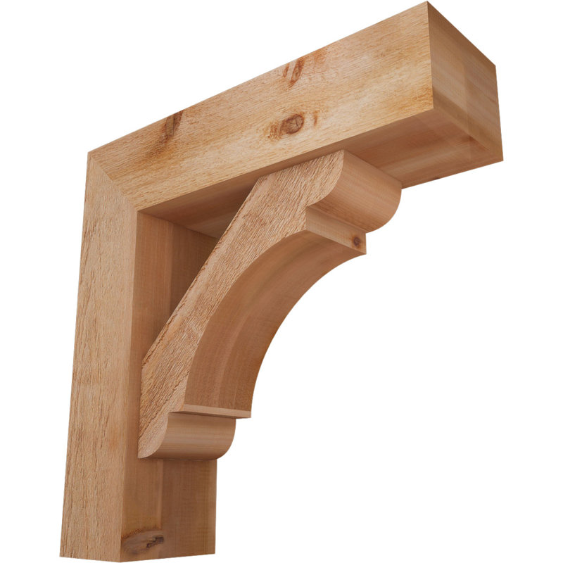 Support de bloc olympique avec entretoise décalée, 28 po x 28 po, Cèdre rouge occidental de l 8 po (scié brut)