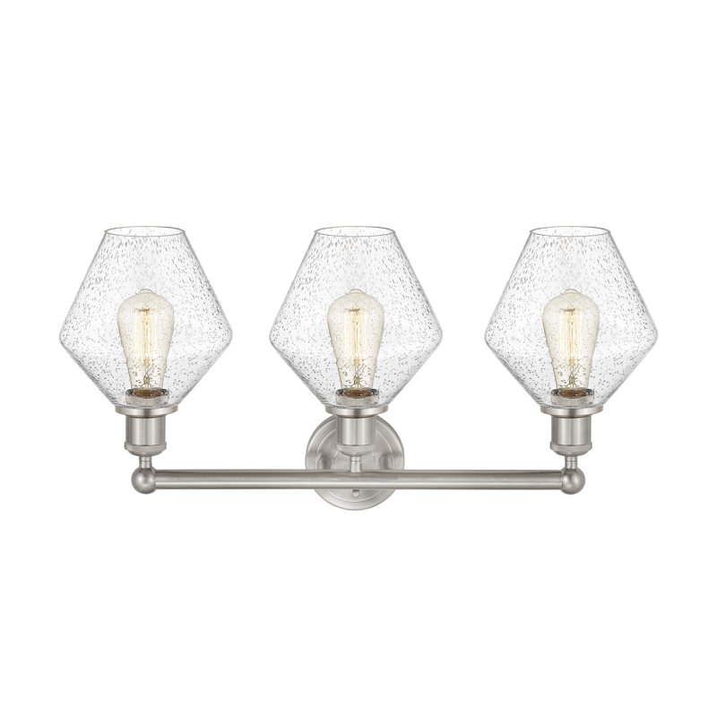 Amylea 3 - Light Dimmable Vanity Light, Satin Nickel