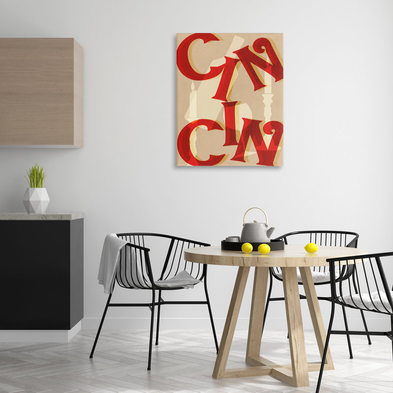 Toile Cin Cin Wine & Candles, design par Lil 'Rue, H 40 po x l 30 po
