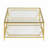 Square Glass Coffee Table-1535398846