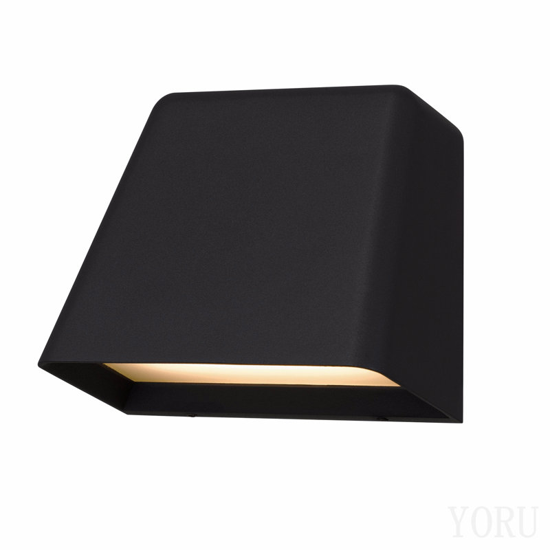 Applique murale 5,5 pouces DEL sable noir, Black