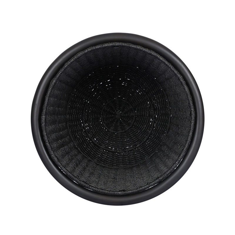 Kernan Basket-Single Twisted Black Hyacinth, Single Twisted Black Hyacinth