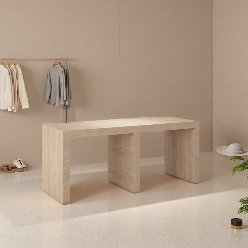 Table de présentation de magasin de vêtements