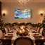 «Christmas Santa Flying With Reindeer and Rainbow», ensemble de 3 reproductions d'art sur toile-746899502