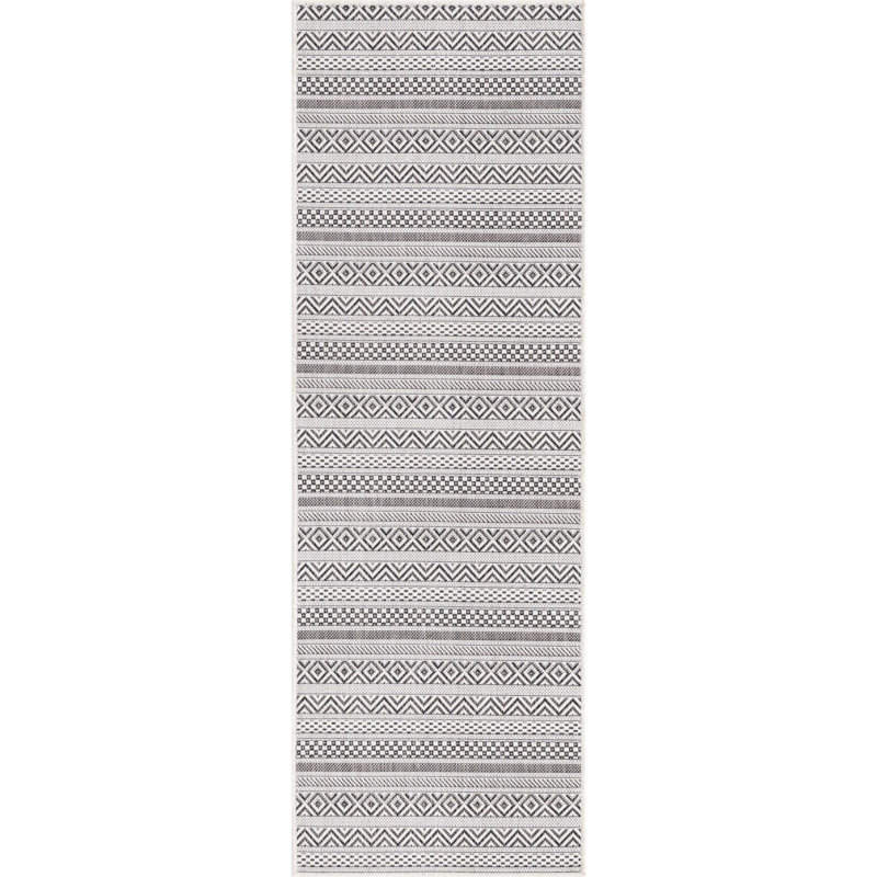 Outdoor Glimmer Area Rug Beige Color, Runner 2' x 6'
