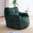 Soft Fluffy Corduroy Fabric Bean Bag Chair Filled With Memory Sponge,Green