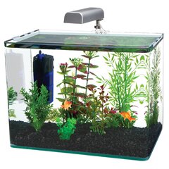 WARRANTY INCLUDED! 85 gallon GLASS corner bow front aquarium fish