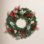 24'' Faux Pine Lighted Wreath