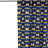 NCAA Semi Sheer Curtain Pair-3300301