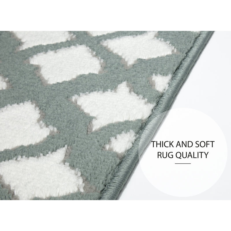 Tapis d'escalier Salas, Bleu sarcelle