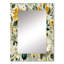 Aniaha Boho Botanicals Boho Greens - miroir botanique, miroir mural scandinave unique, impression d'art en métal-536865548