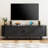 Tv Stand With Storage And Shelves Designed To Fit 55’’ - 80’’ Tvs. Wood Entertainment Center For Living Room And Bedroom, Media Console And Modern Tv Console Table-881541586
