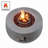 2-piece Outdoor Propane Fire Pit Table Set With Tank Cover Table