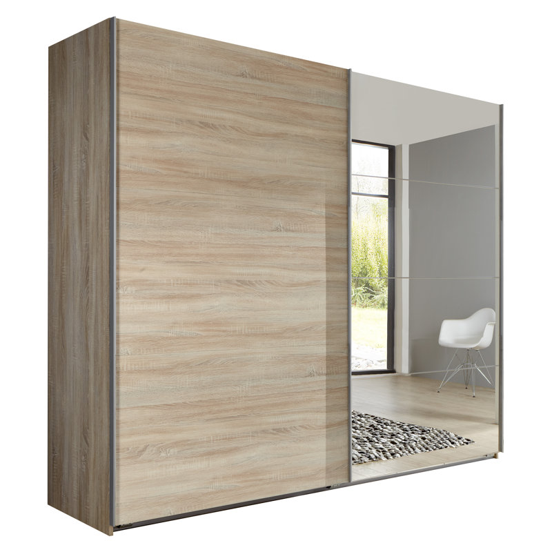 Addington 2 Door Wardrobe, Light Grey, Basic