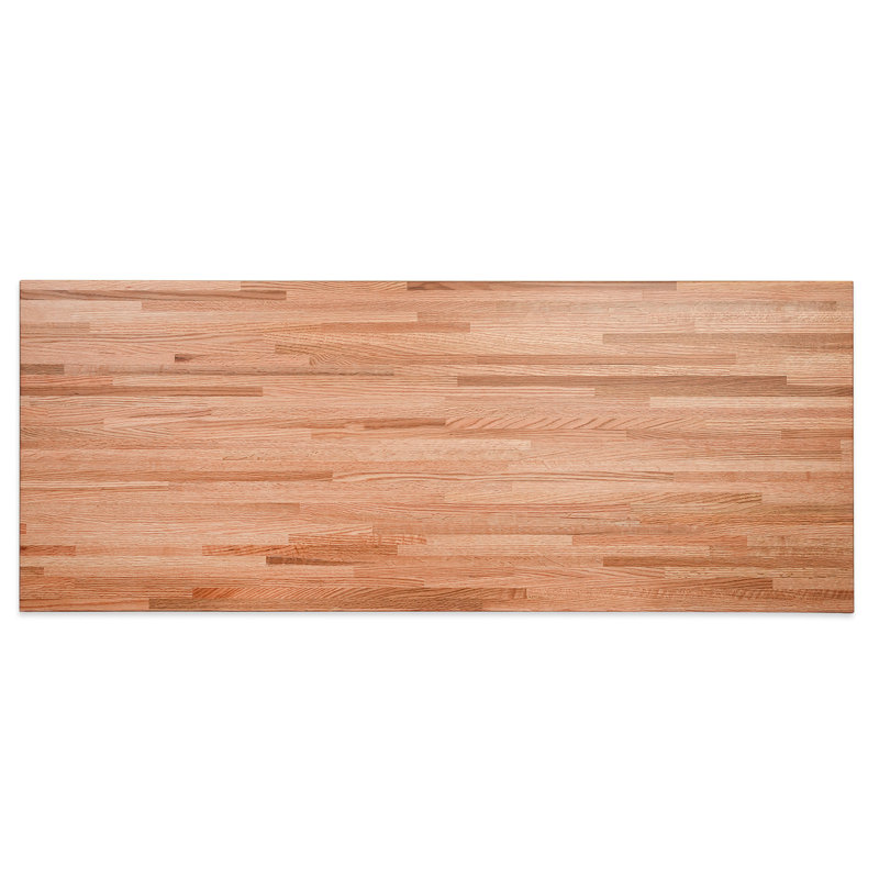 Solid Oak 12" x 25" Butcher Block Countertop