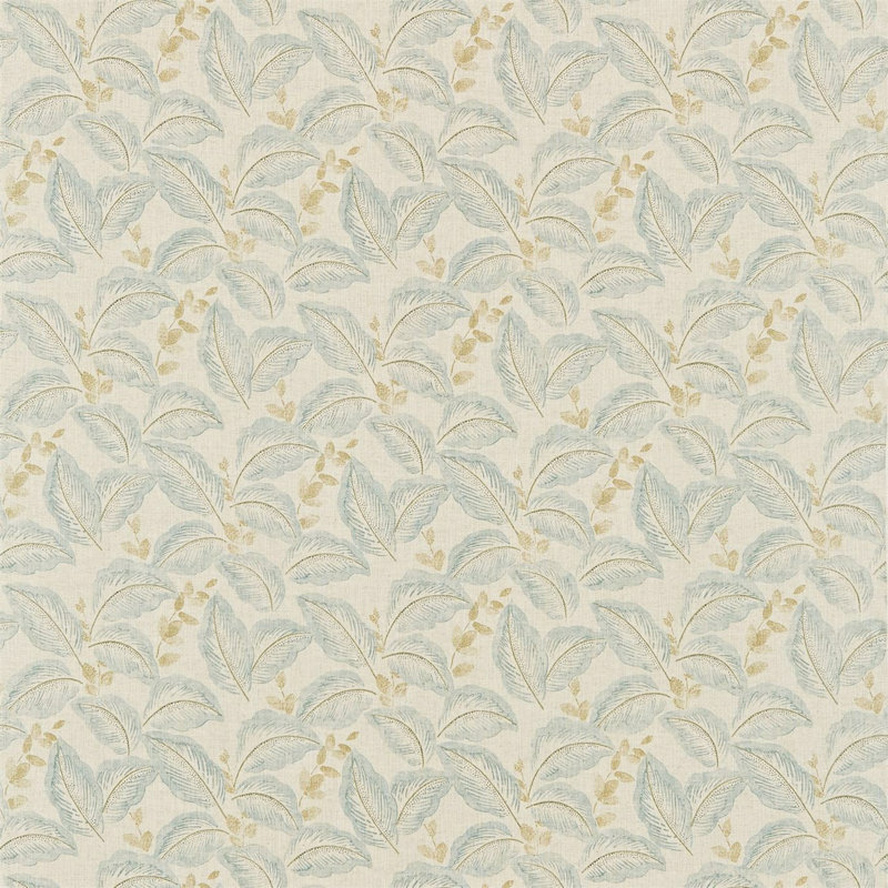 Box Hill Fabric, Eau De Nil/Linen